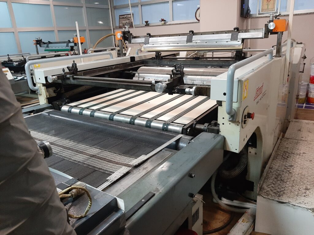 différents types de sérigraphie industrielle